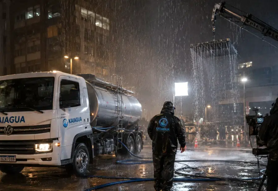 Poças Artificiais para Filmagens
